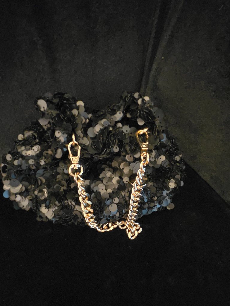 Olga Berg Mattie Sequin Top Handle Bag - Like New — image 5 of 8